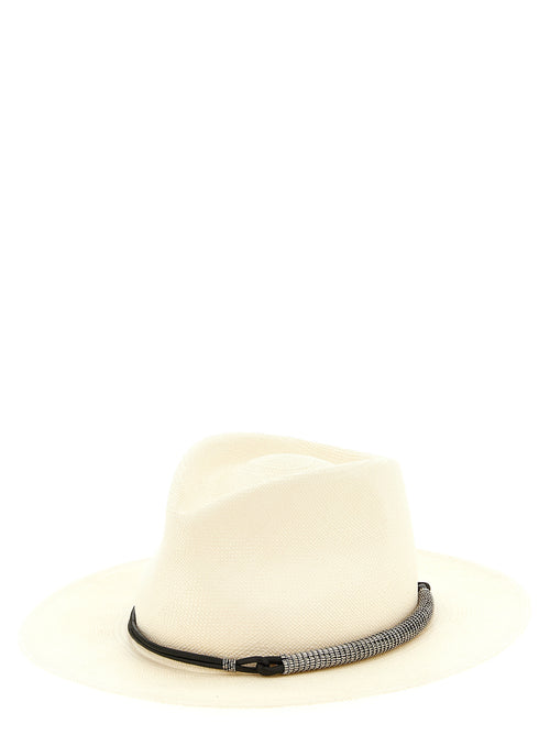 Brunello Cucinelli Beiger Polyamid-Fedora