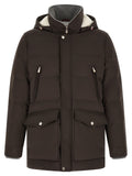 Brunello Cucinelli Brown Polyamide Parka