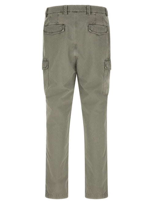 Brunello Cucinelli Bicolor-Cargo-Hose aus Baumwolle