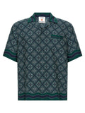 Casablanca Bicolor Silk Blouse