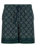 Casablanca Multicolor Silk Bermuda Shorts