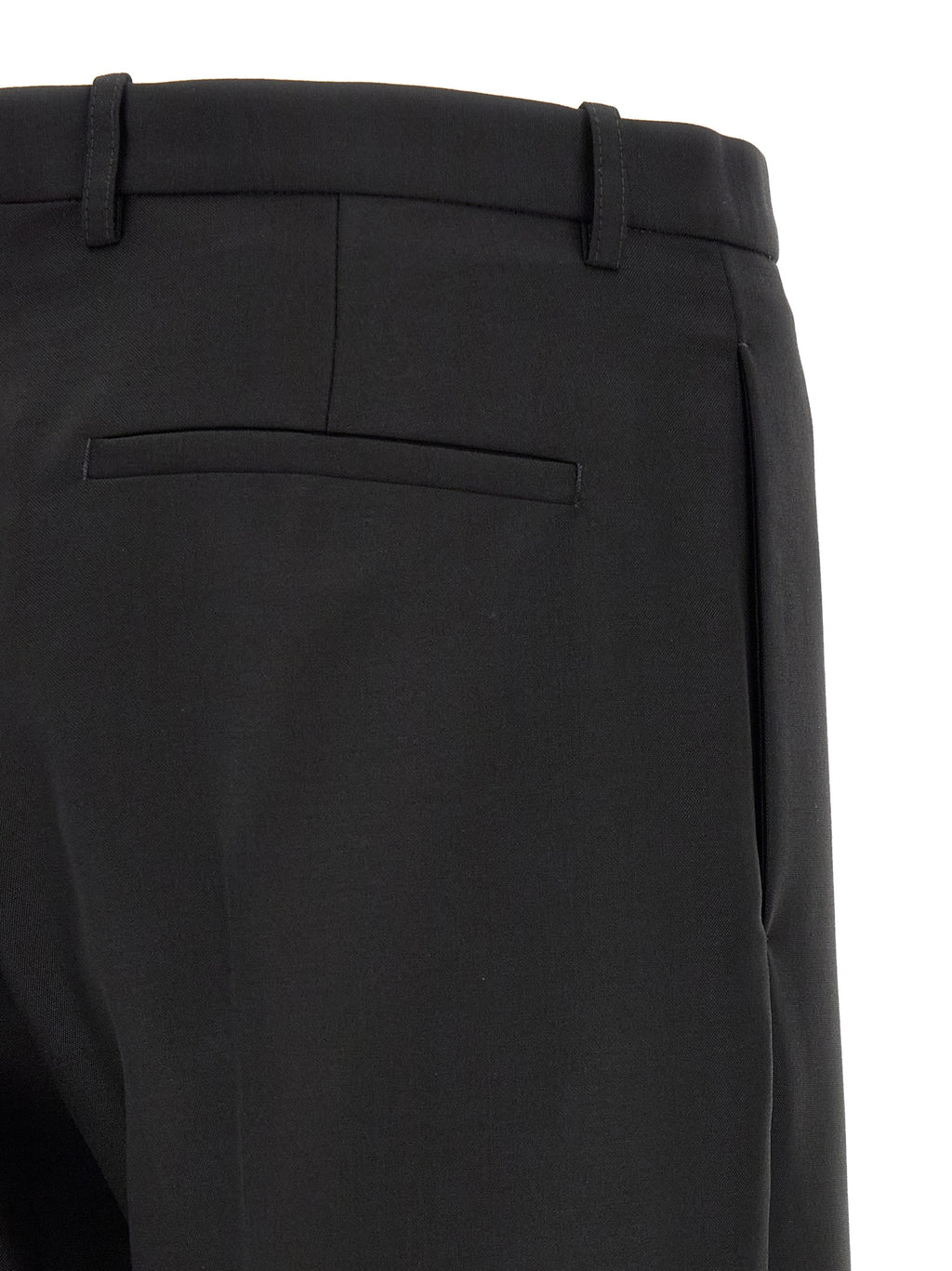 Jil Sander Black Virgin Wool Dress Pants