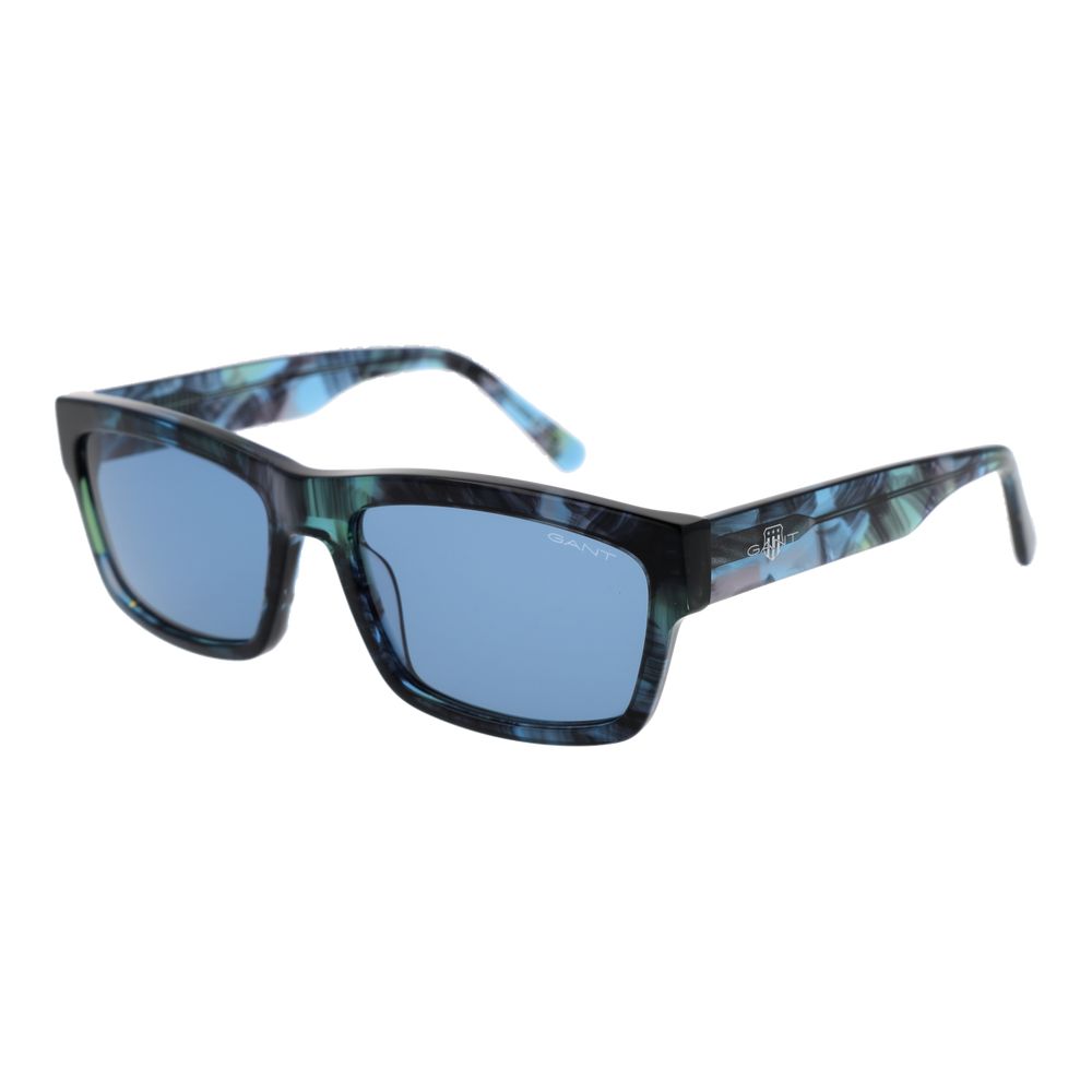 Gant blauwe acetaatzonnebril
