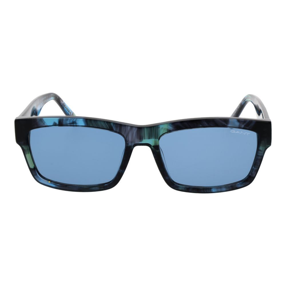 Gant blauwe acetaatzonnebril