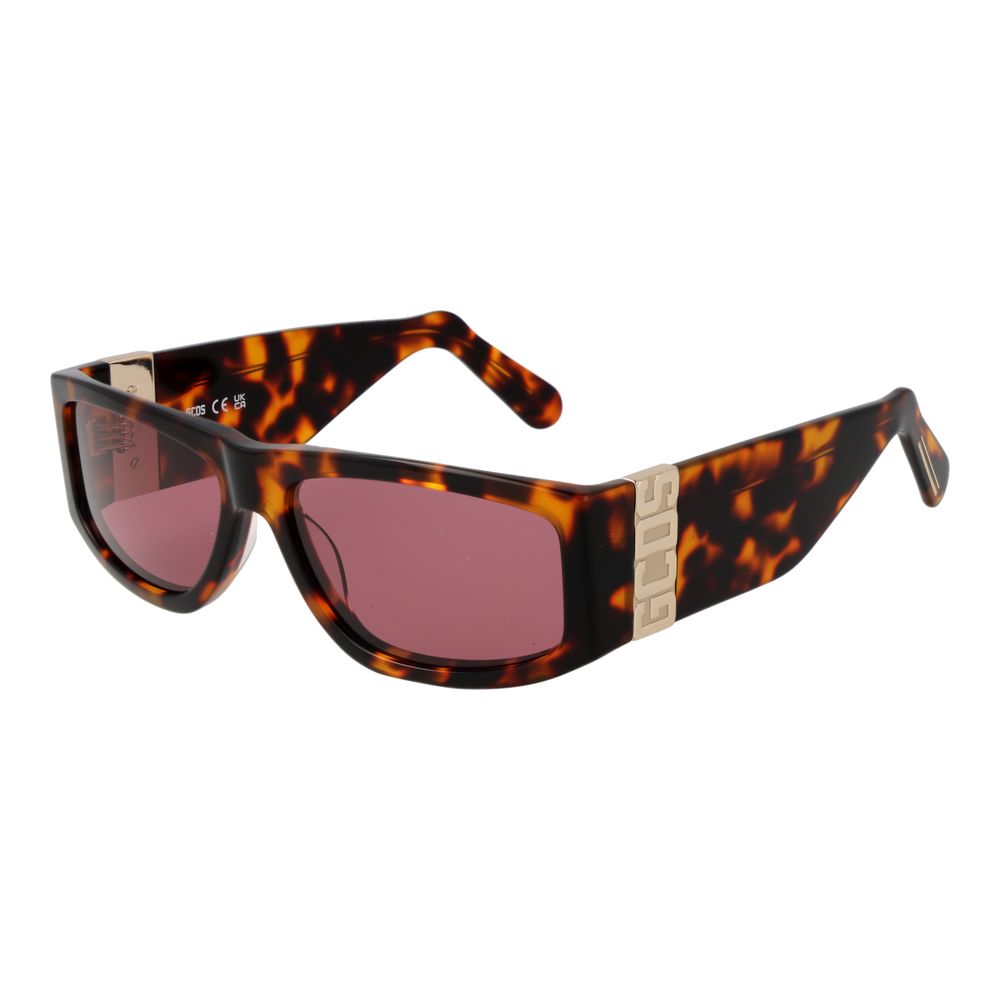 GCDS Braune Sonnenbrille aus Acetat