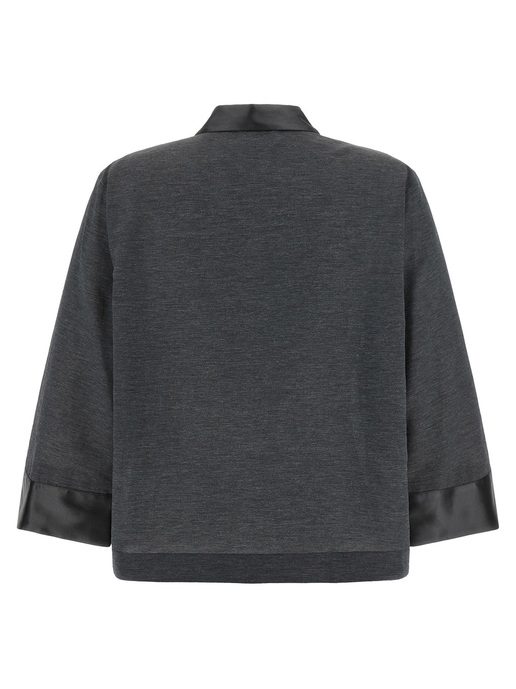 Peserico Gray Lyocell Blouse