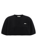 Elisabetta Franchi Black Wool Sweatshirt