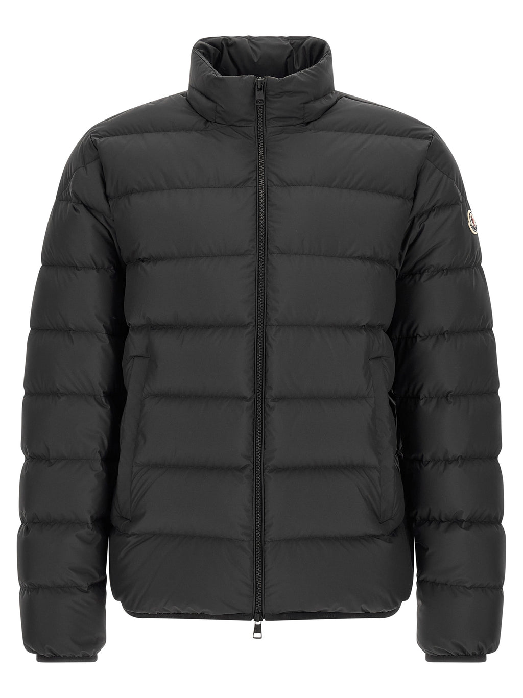 Moncler Black Polyester Full-Length Jacket