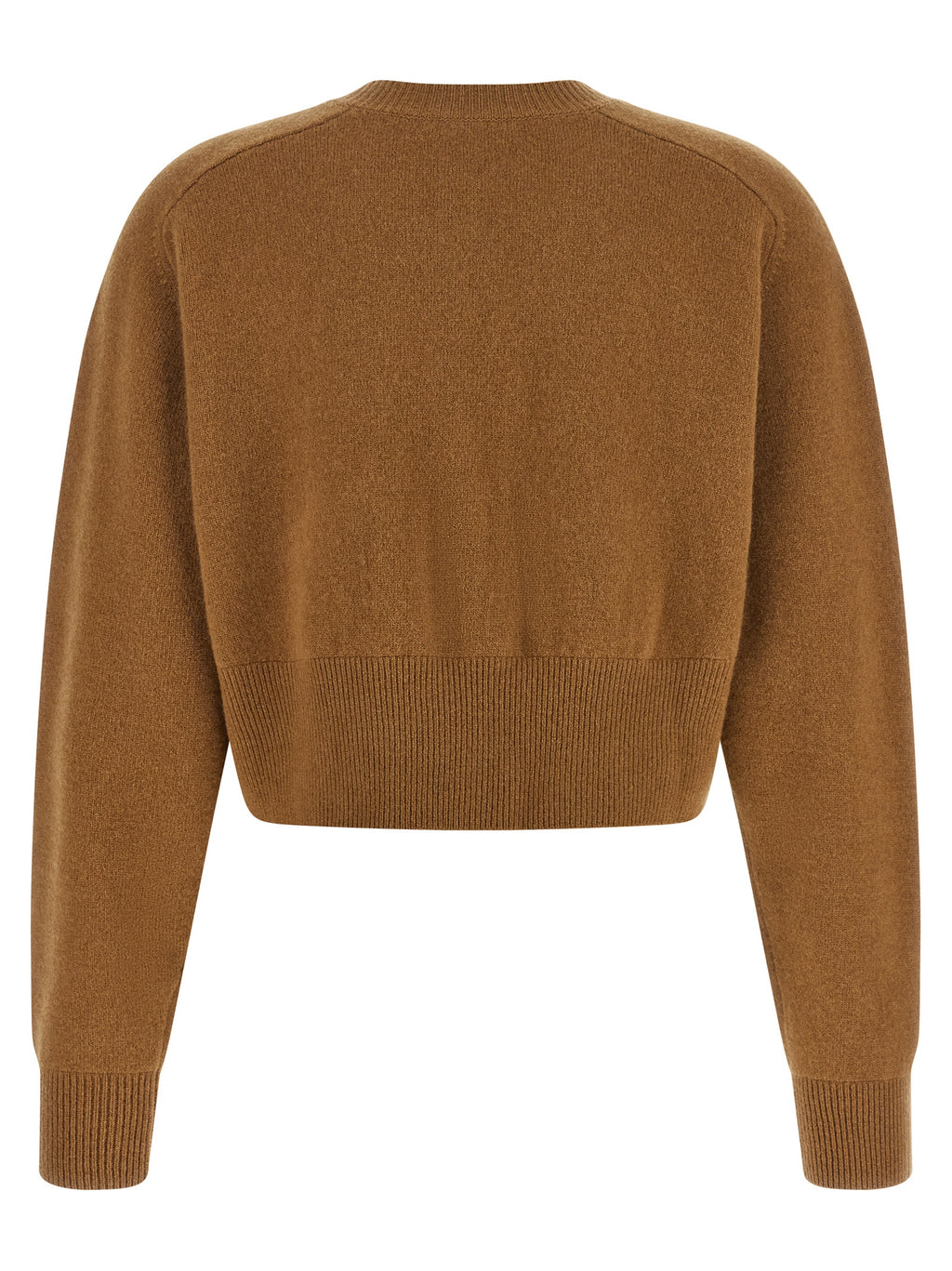 Elisabetta Franchi Brown Wool Cardigan