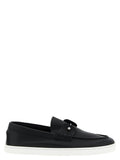 Christian Louboutin Black Calfskin Slip-On Loafers