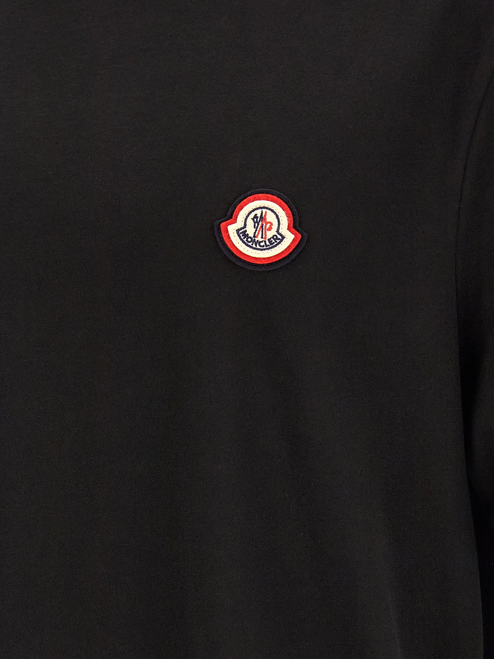 Moncler Black Cotton T-Shirt