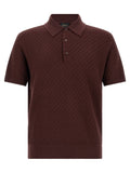 Brioni Purple Cotton Polo Shirt