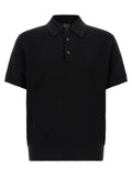 Brioni Black Cotton Polo Shirt