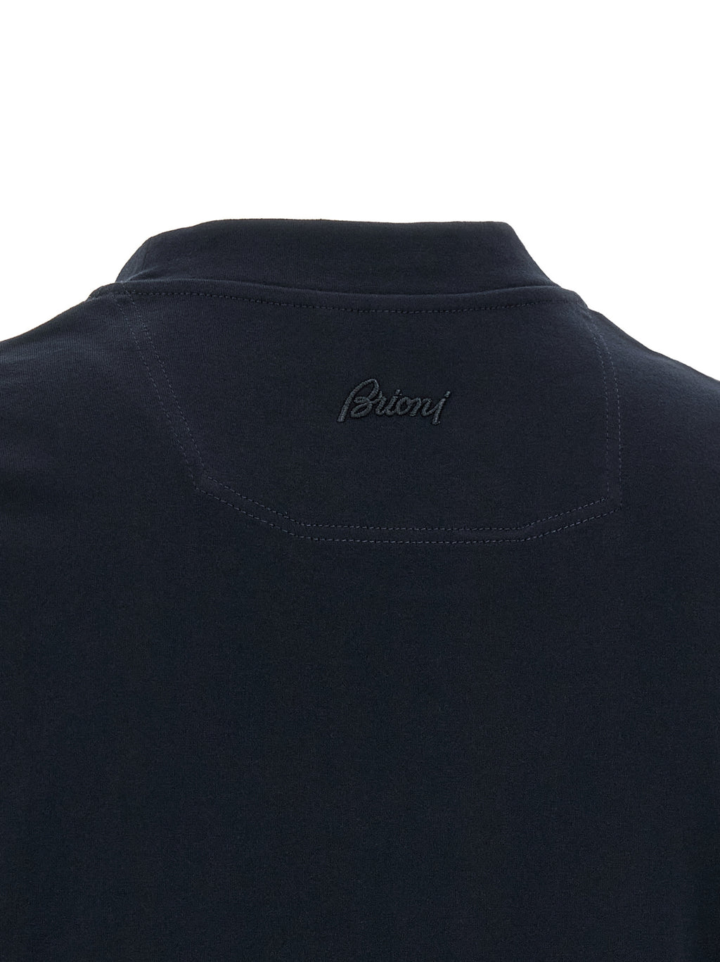 Brioni Blue Cotton T-Shirt