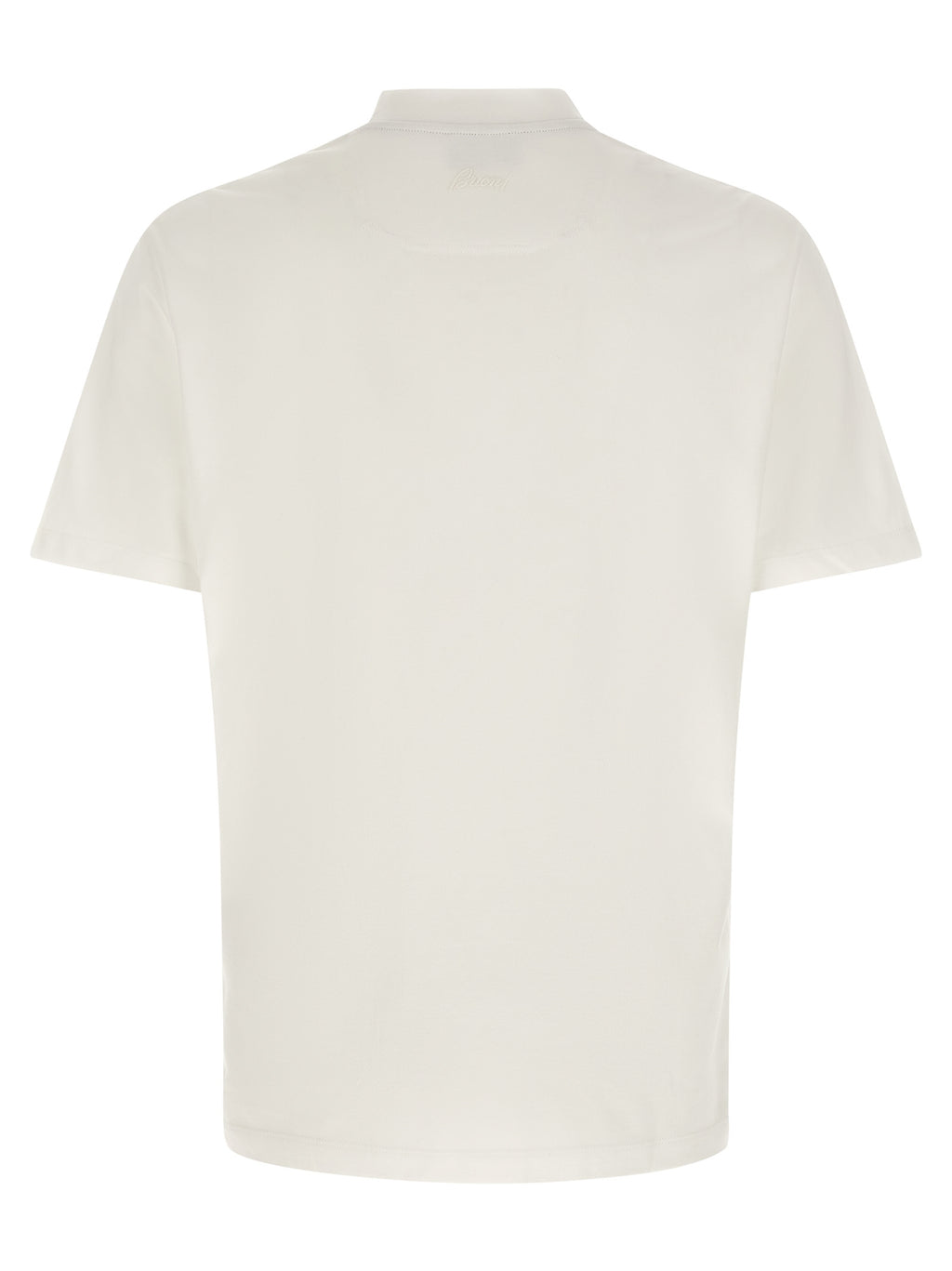 Brioni White Cotton T-Shirt