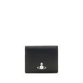 Vivienne Westwood Black Calf Leather Bos Taurus Wallet