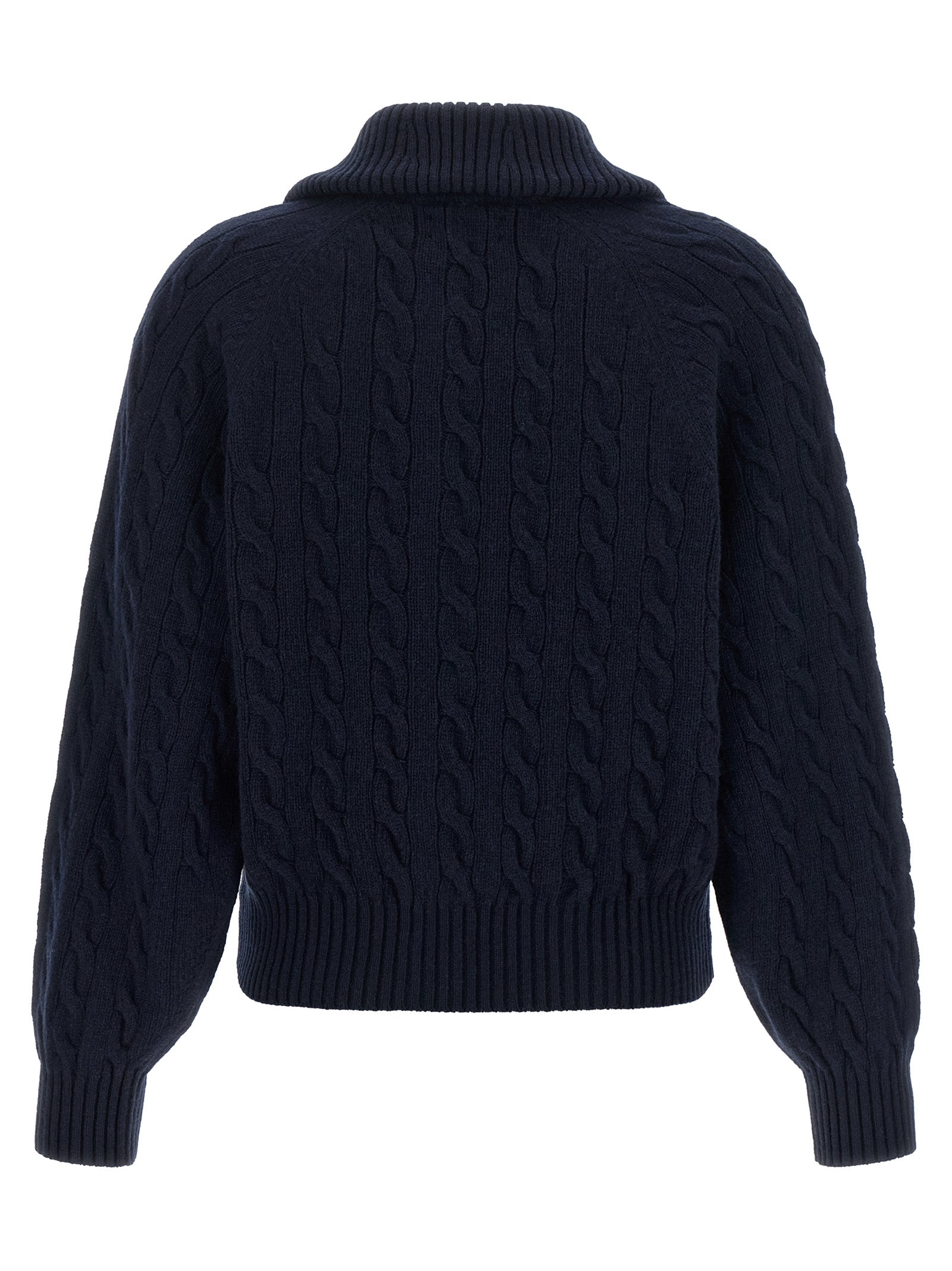 Polo Ralph Lauren Blue Wool Cardigan