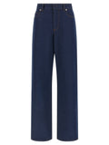 Fendi Blue Cotton Jeans Denim