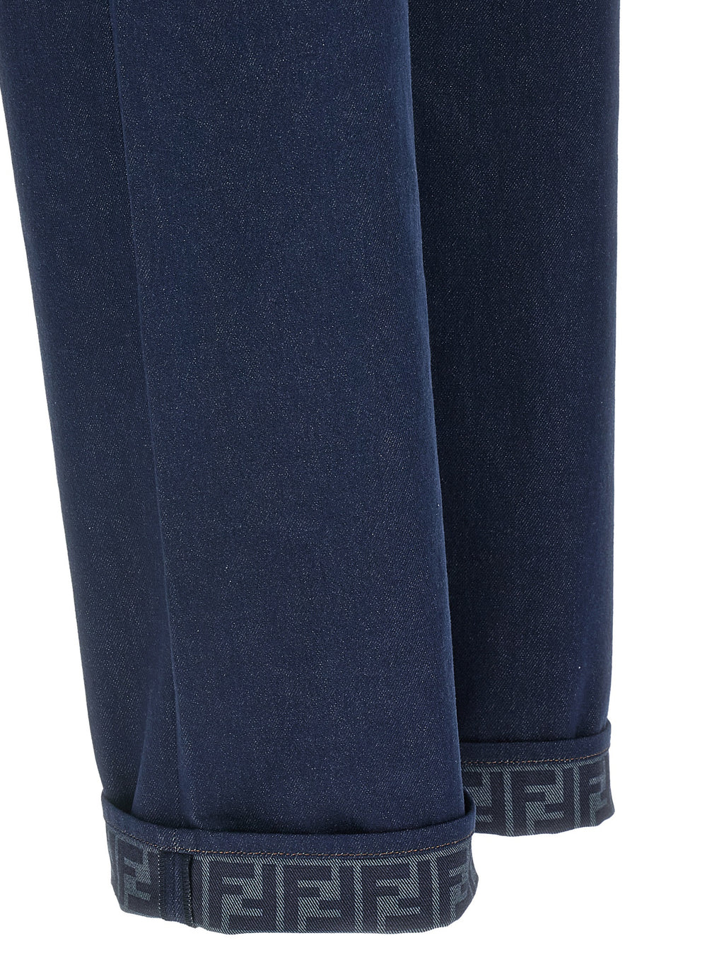 Fendi Blue Cotton Jeans Denim