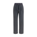 Herno Gray Cotton Casual Pants