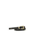 Versace Black Calf Leather Bos Taurus Regular Belt