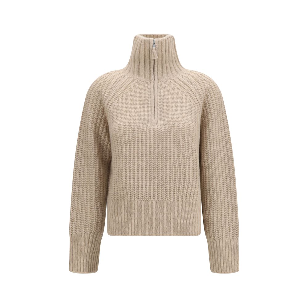 Allude Beige Cashmere Sweater