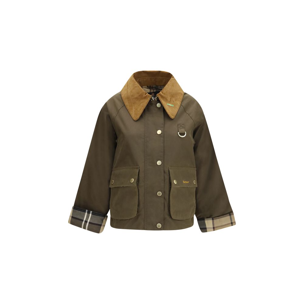 Barbour Bicolor Cotton Full-Length Jacket