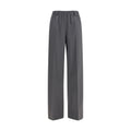 Miu Miu Gray Wool Oves Aries Casual Pants
