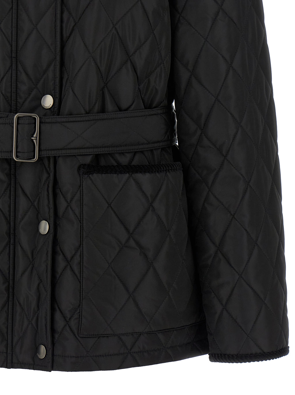 Burberry Black Polyamide Full-Length Jacket