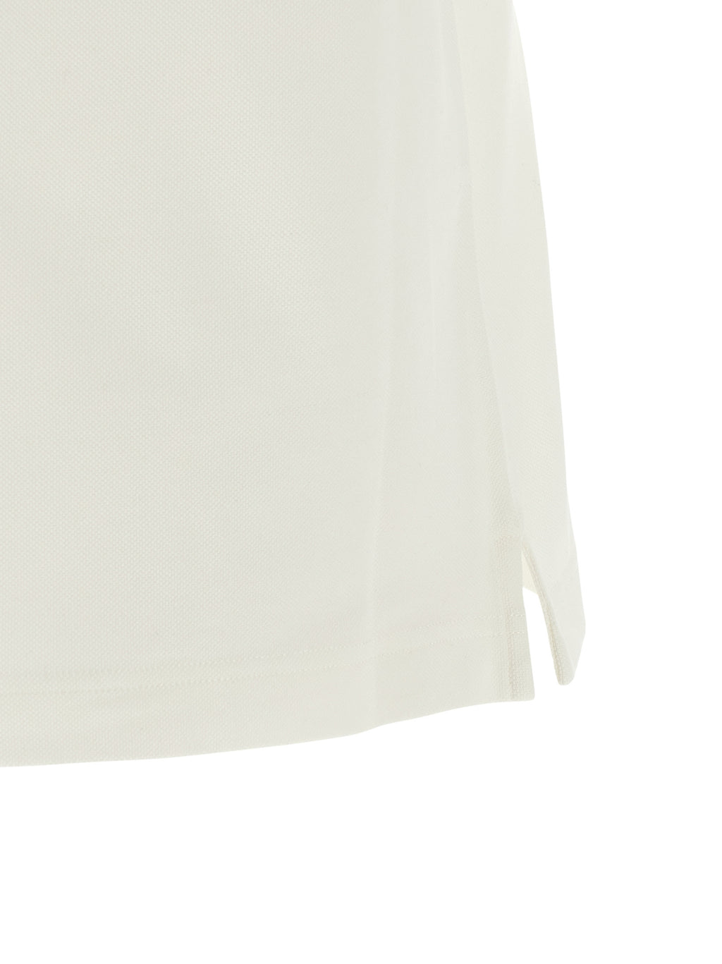 Burberry White Cotton Polo Shirt