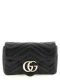 Gucci Black Lamb Leather Shoulder Bag