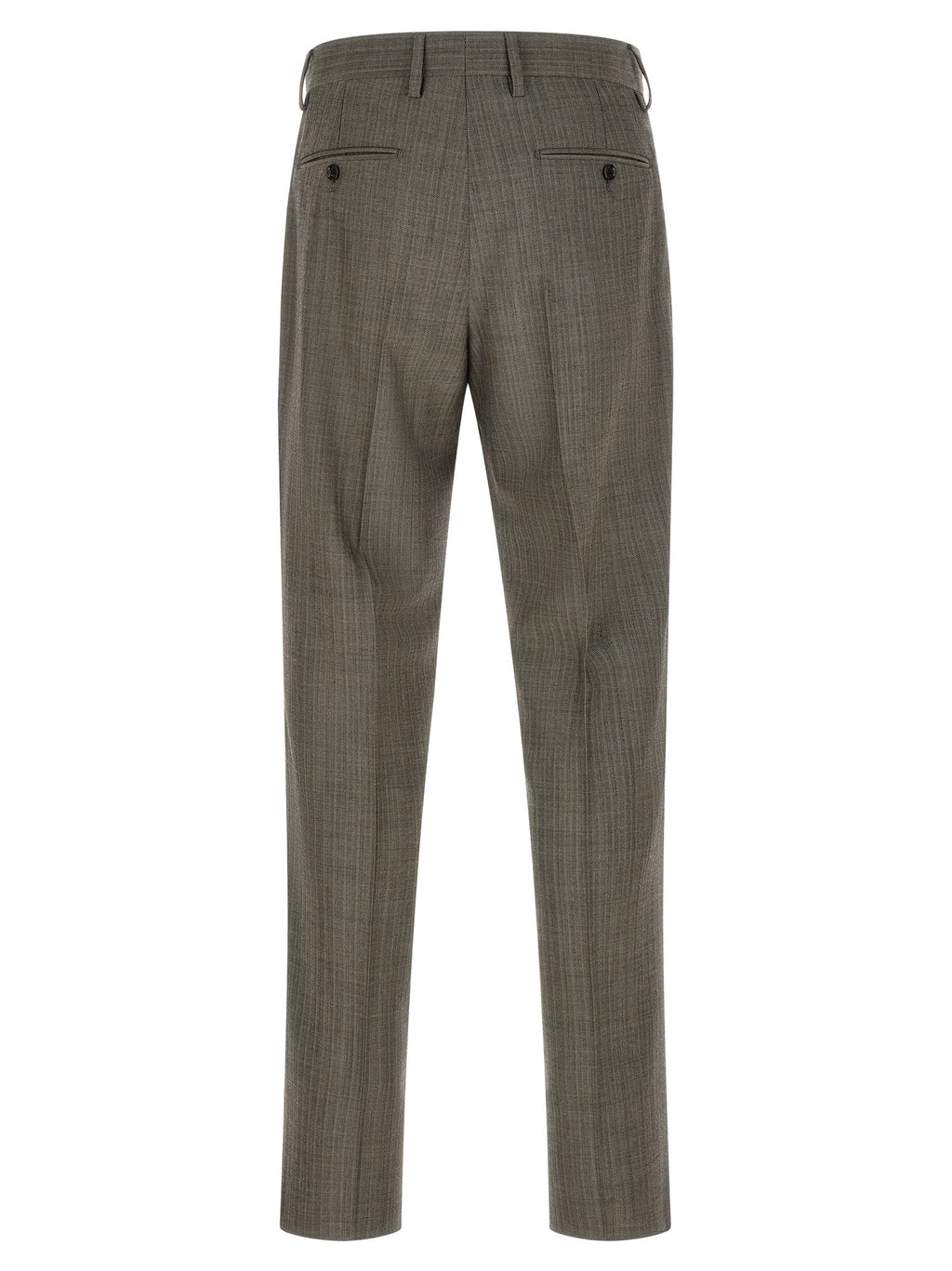 Lardini Gray Virgin Wool Two-Piece Suit
