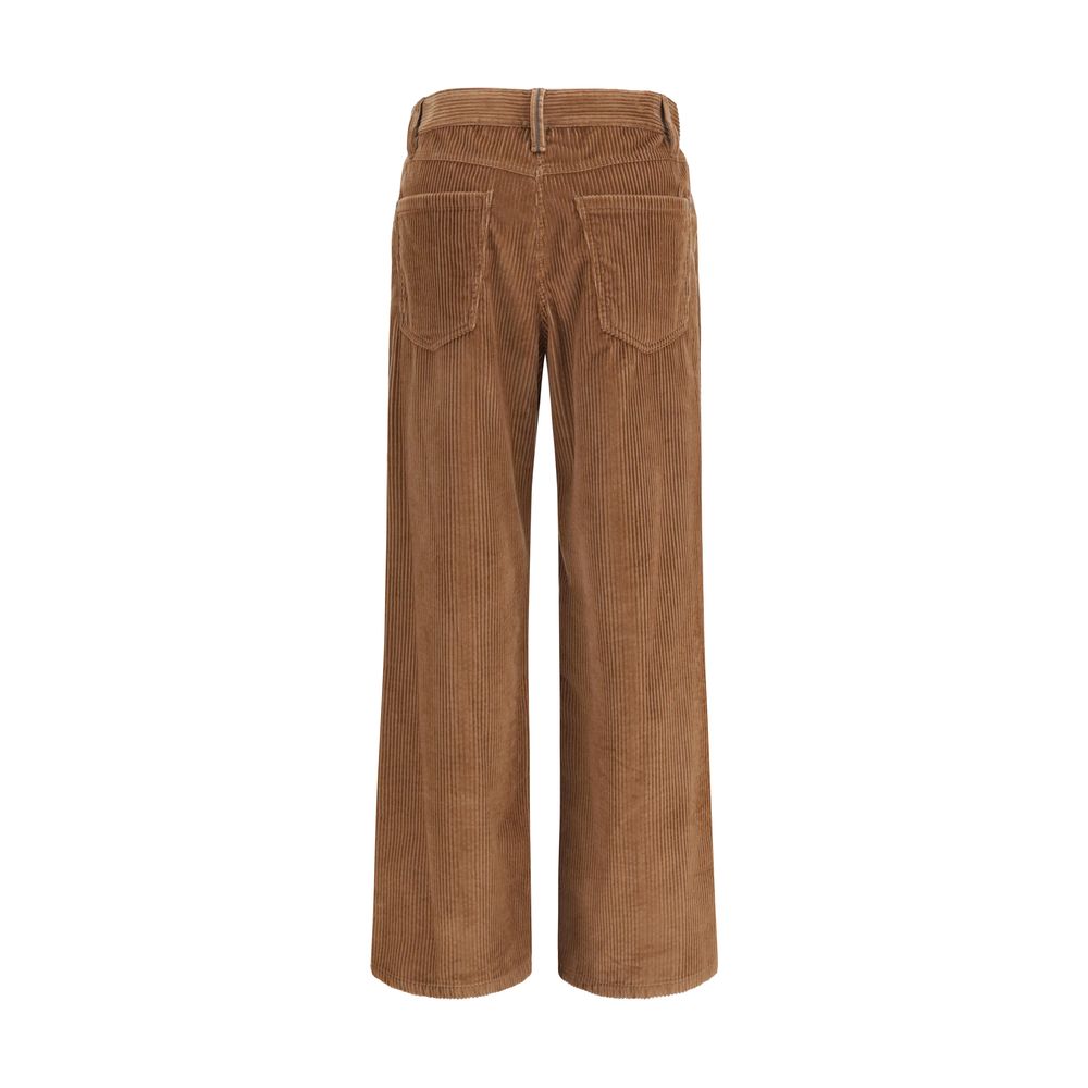 Brunello Cucinelli Brown Cotton Casual Pants