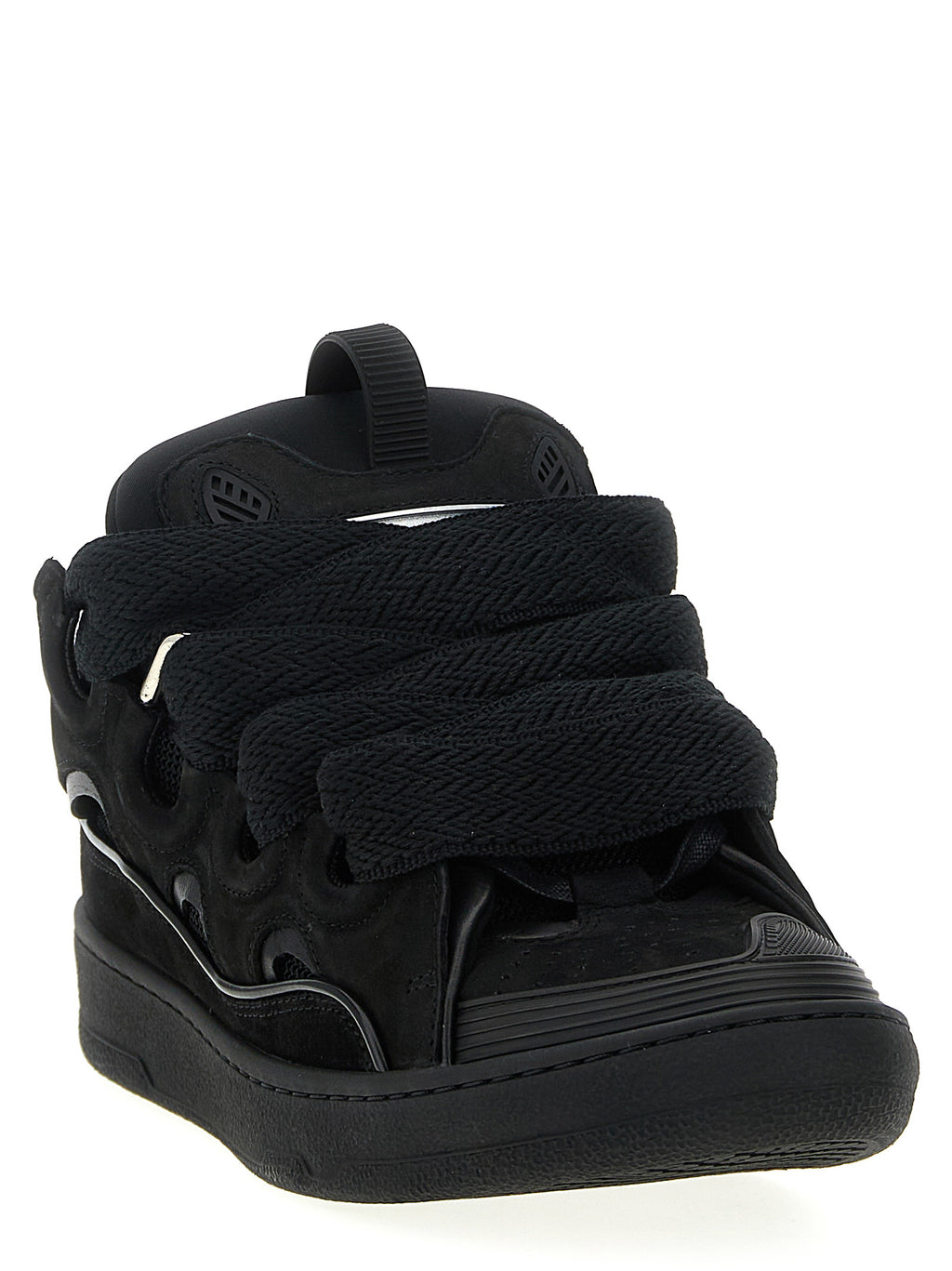 Lanvin Black Calfskin Sneakers