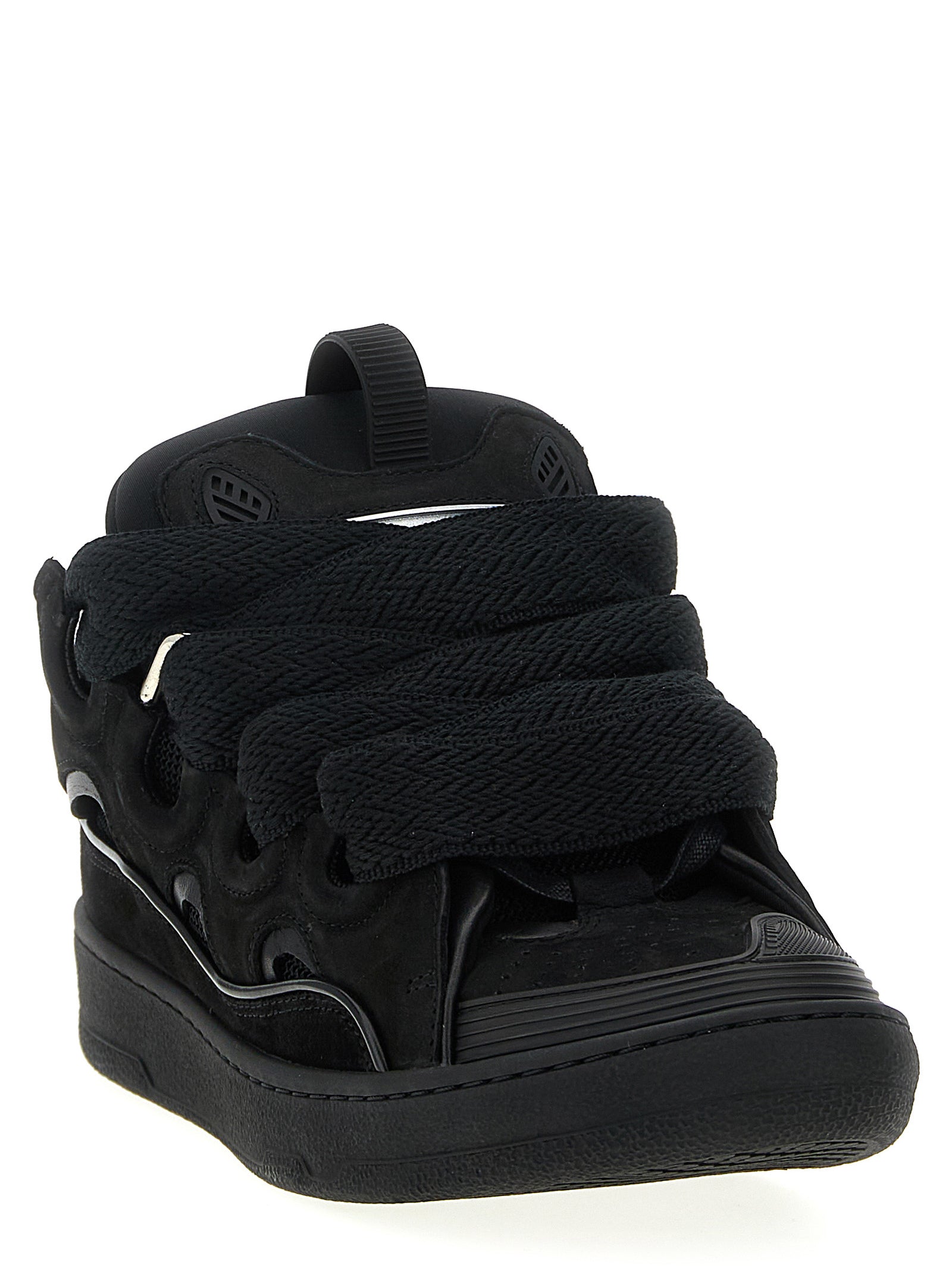 Lanvin Black Calfskin Sneakers