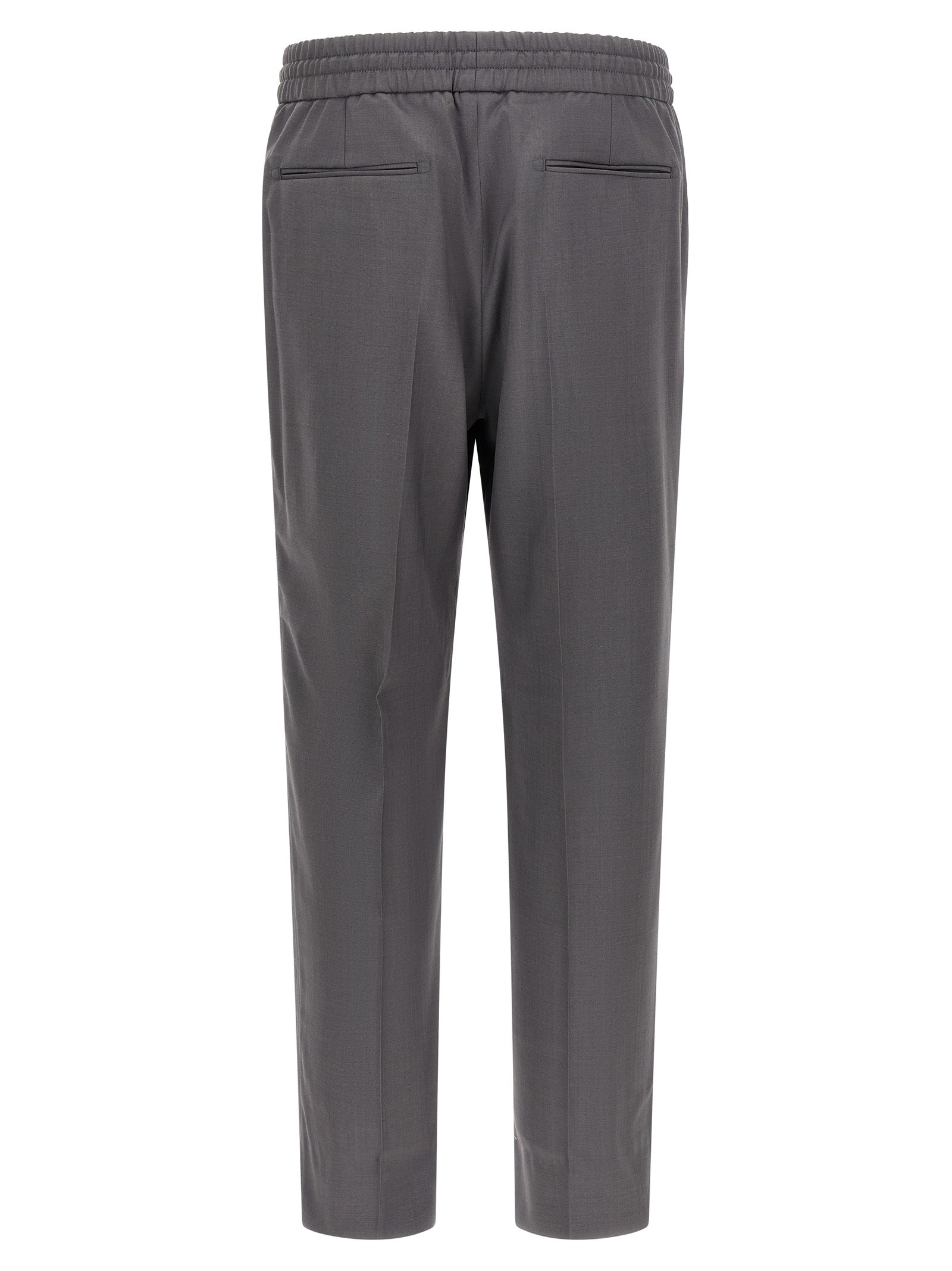 Brioni Gray Wool Casual Pants