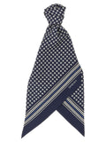 Saint Laurent Blue Silk Foulard