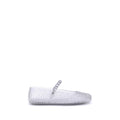 Jimmy Choo White Polyurethane Ballet Flats