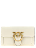 PINKO White Calfskin Cardholder