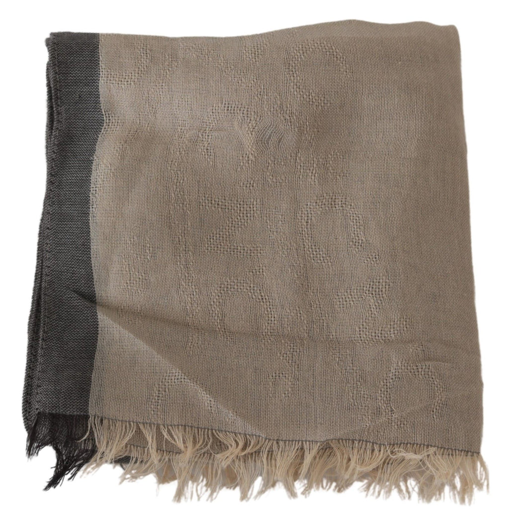 Costume National Beige Damen Baumwollschal Halstuch