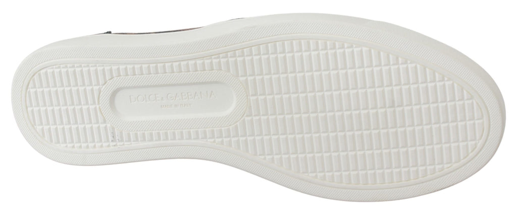Dolce & Gabbana Leather Leopard #dgfamily Loafers Shoes