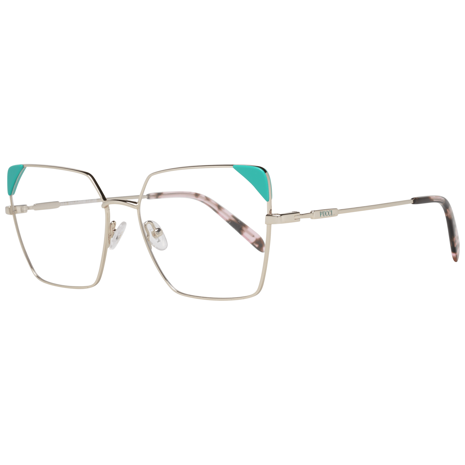 Emilio Pucci Radiant Gold Vollrand-Sonnenbrille für Damen