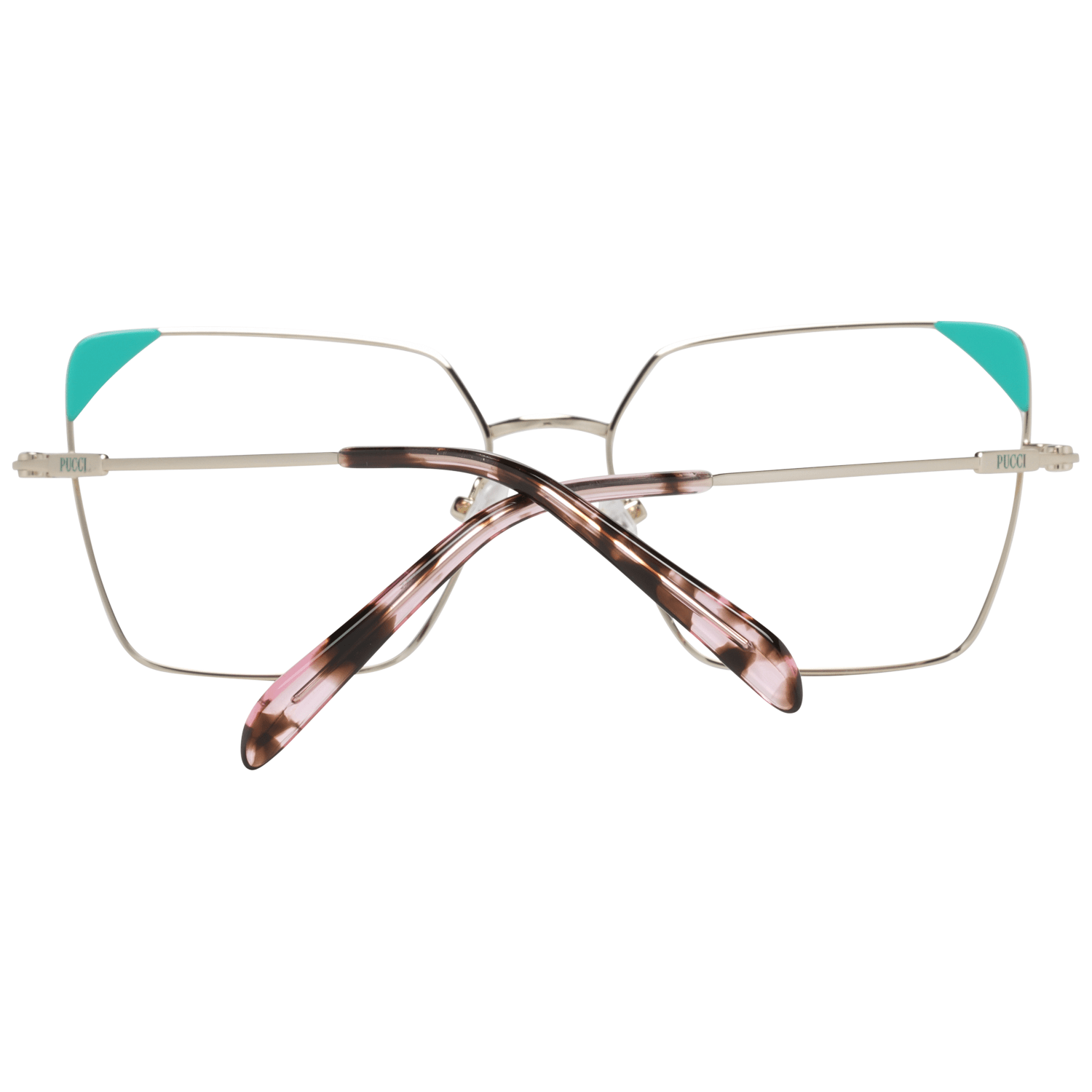 Emilio Pucci Radiant Gold Vollrand-Sonnenbrille für Damen