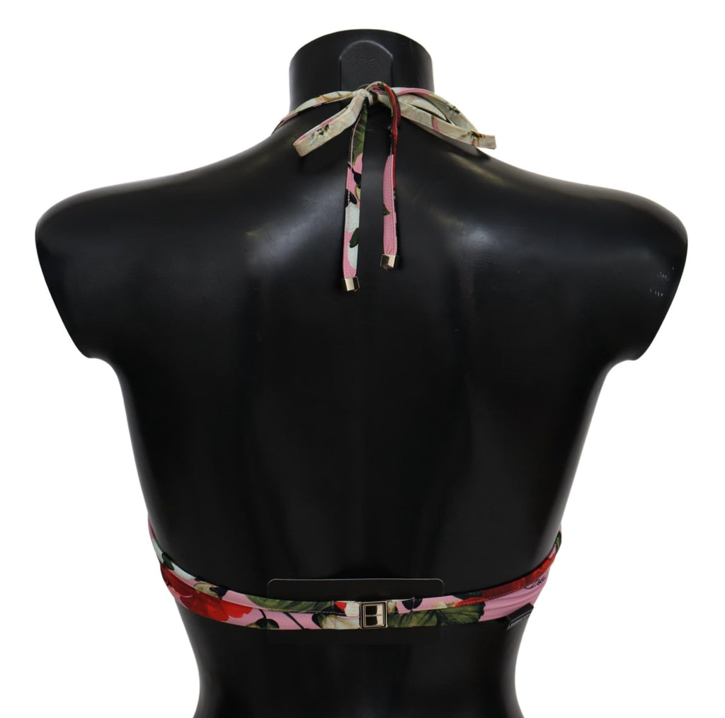 Dolce & Gabbana Multicolor Floral Badeanzug Bademode Bikini-Oberteile