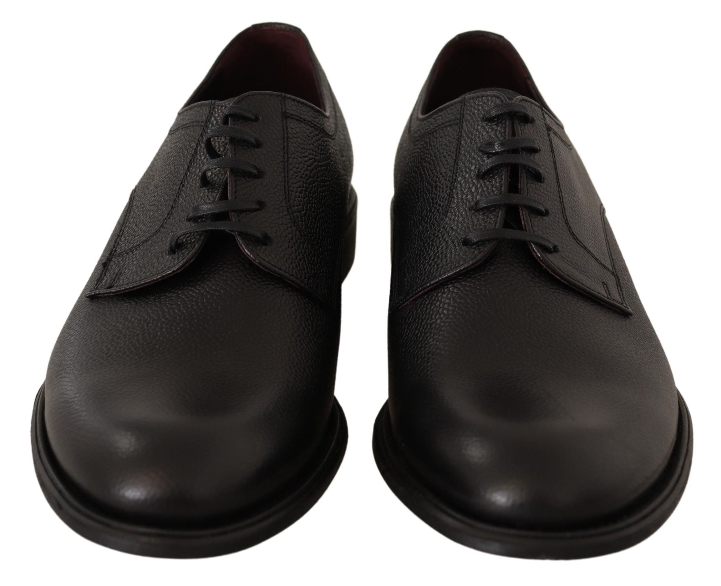 Dolce & Gabbana Schwarze Lederschnürschuhe für Herren Formaler Derby