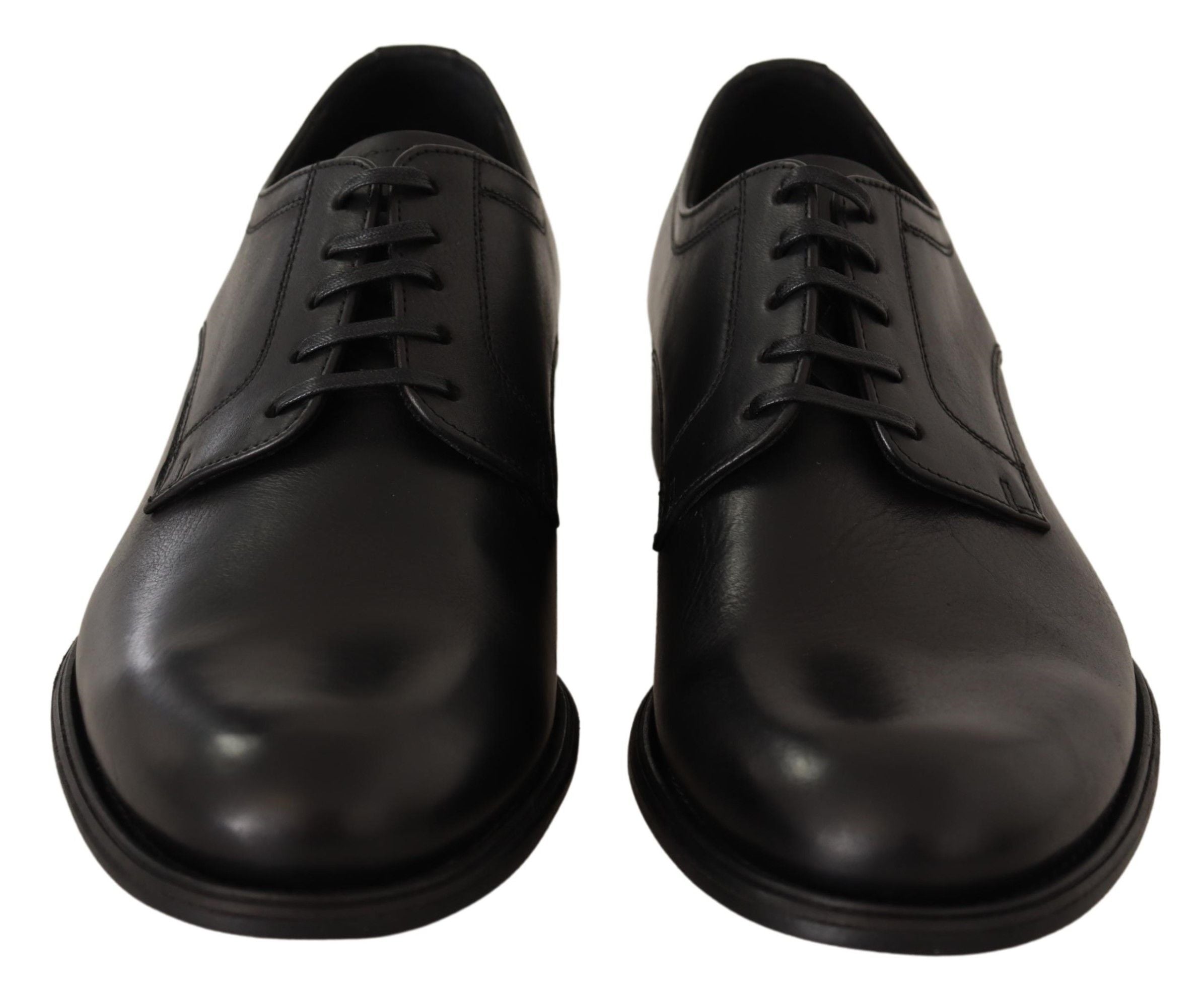 Dolce & Gabbana Schwarze Lederschnürschuhe für Herren Formaler Derby
