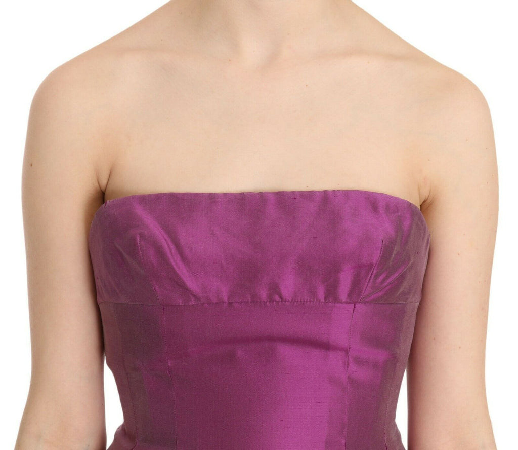 Ermanno Scervino Rosa rückenfreies Midikleid mit Halter