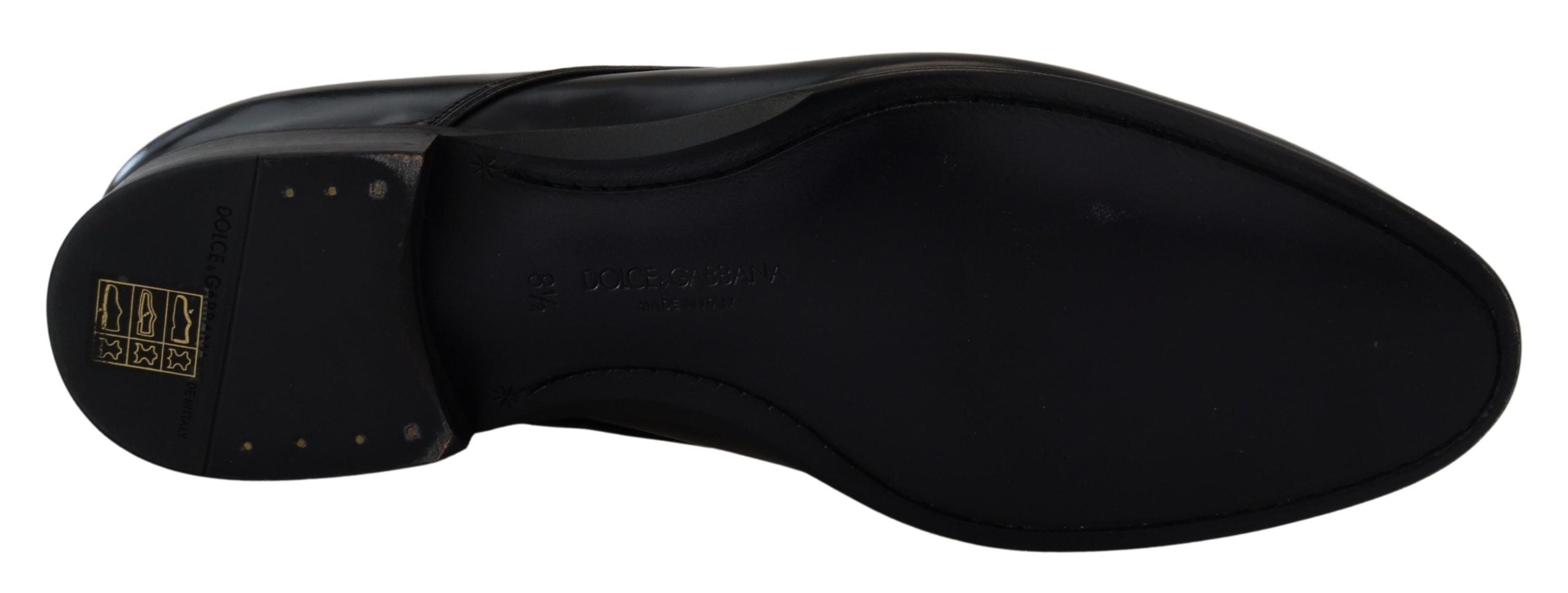 Dolce & Gabbana Schwarze Lederschuhe für formelle Anlässe