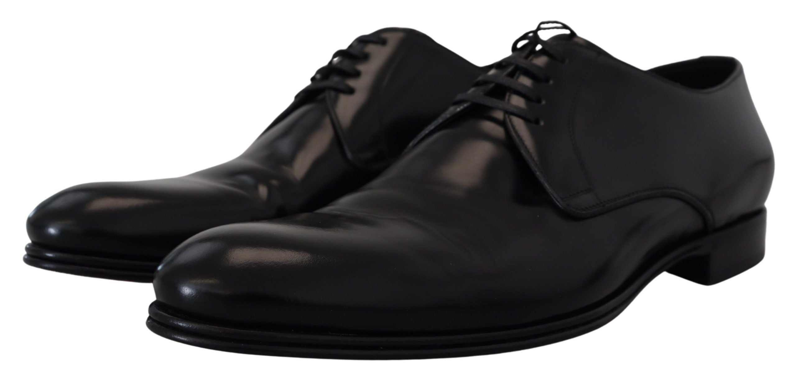 Dolce & Gabbana Schwarze Lederschuhe für formelle Anlässe