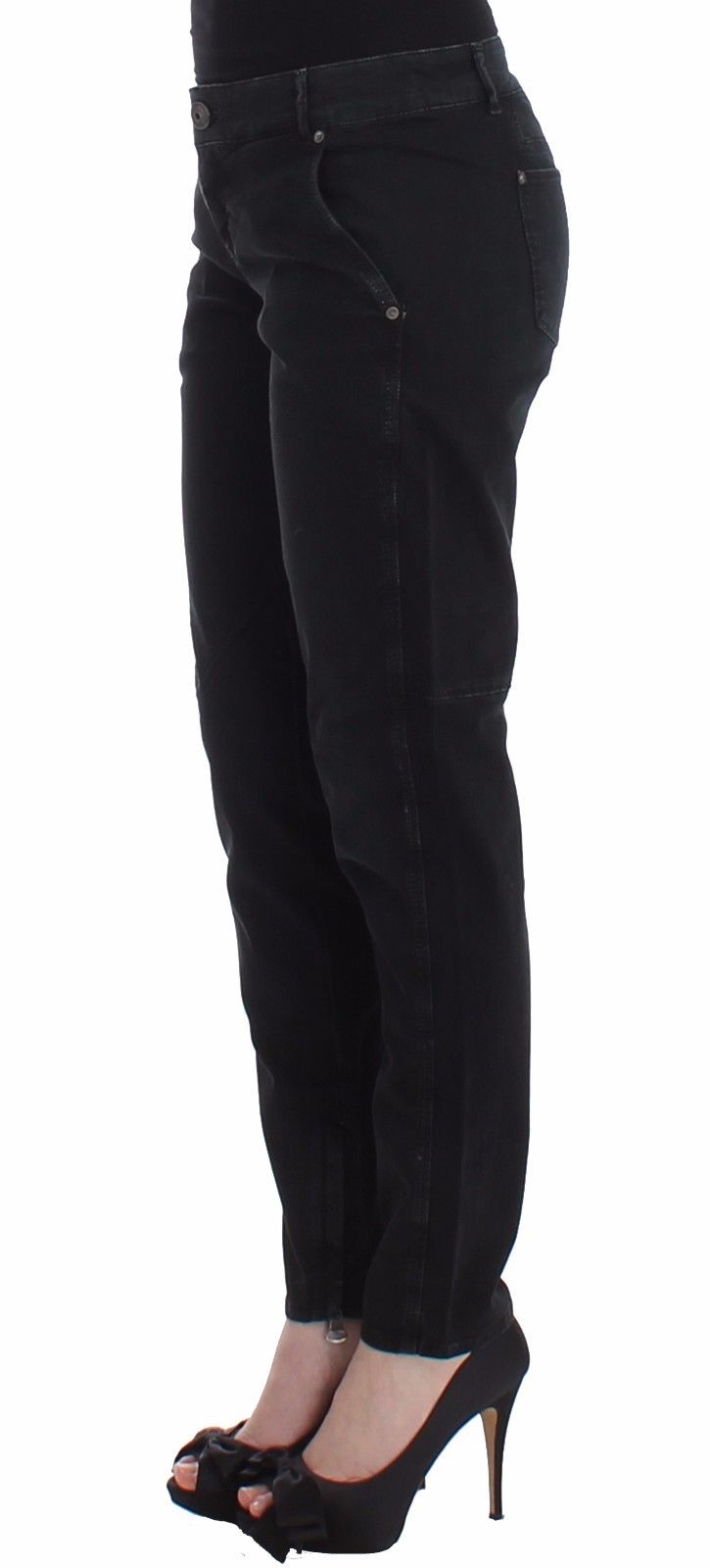 Ermanno Scervino Blaue Slim Jeans Denim-Hosen Skinny Leg Straight